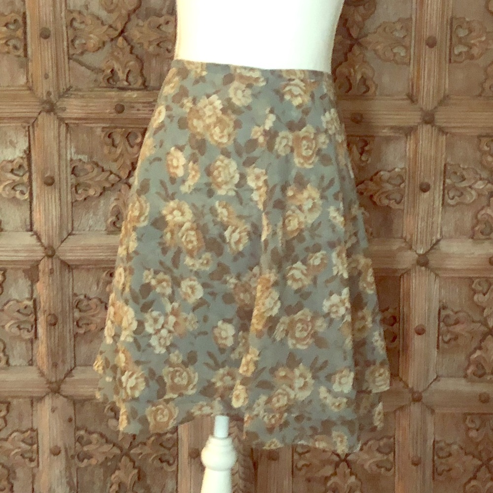 Flow-y Floral Skirt
